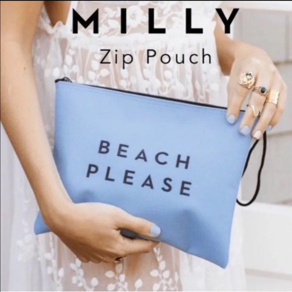 Milly BEACH PLEASE Zip Pouch